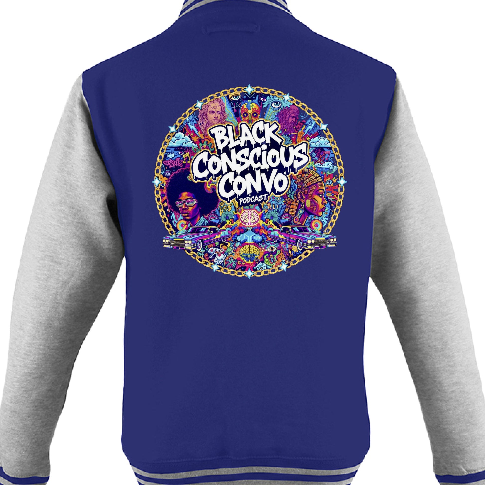 ROYL BL/ HTH GRY - BACK